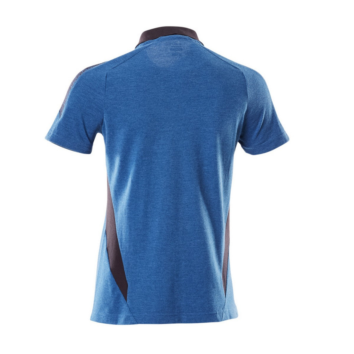 Azure Blue-Dark Navy - Back - Mascot Womens-Ladies Accelerate Polo Shirt