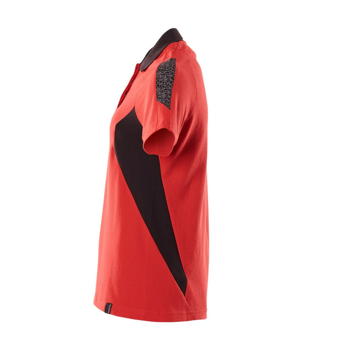 Traffic Red-Black - Lifestyle - Mascot Womens-Ladies Accelerate Polo Shirt