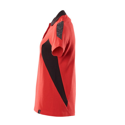 Traffic Red-Black - Lifestyle - Mascot Womens-Ladies Accelerate Polo Shirt