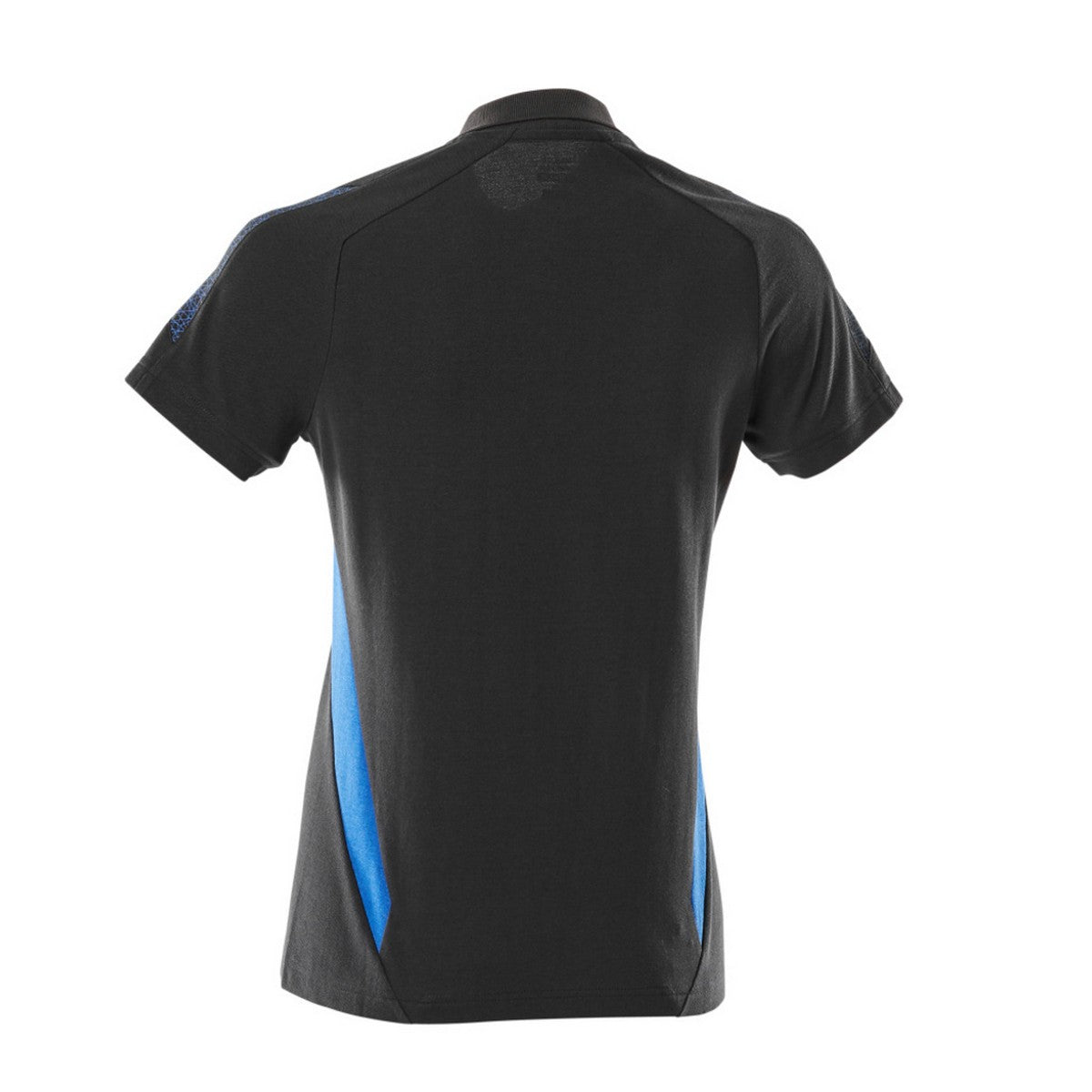 Dark Navy-Azure Blue - Back - Mascot Womens-Ladies Accelerate Polo Shirt
