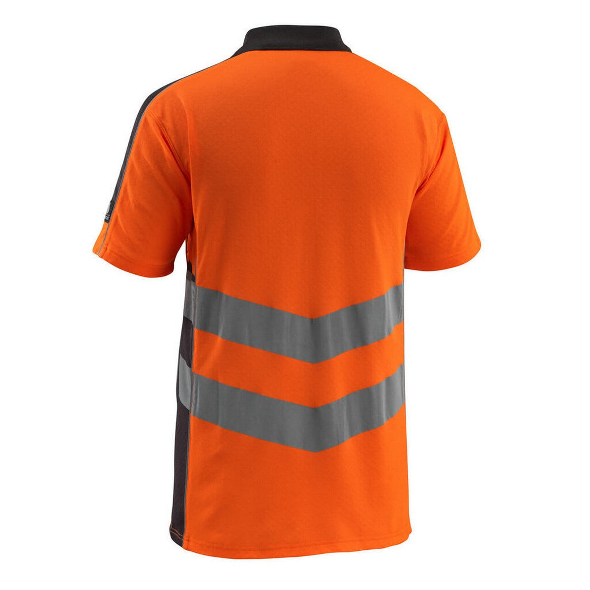 Hi Vis Orange-Dark Anthracite - Back - Mascot Mens Murton Safe Supreme Hi-Vis Polo Shirt