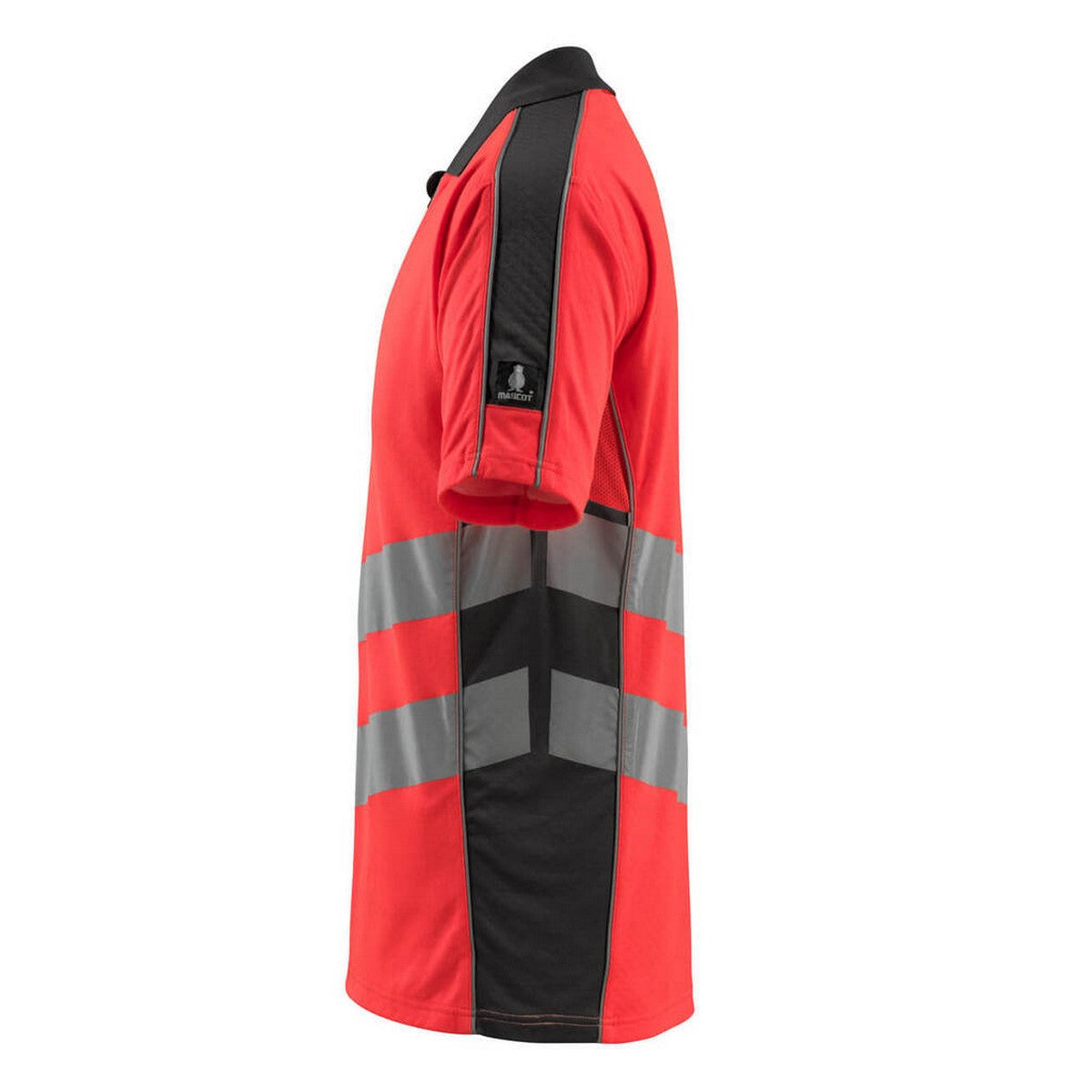 Hi Vis Red-Dark Anthracite - Lifestyle - Mascot Mens Murton Safe Supreme Hi-Vis Polo Shirt