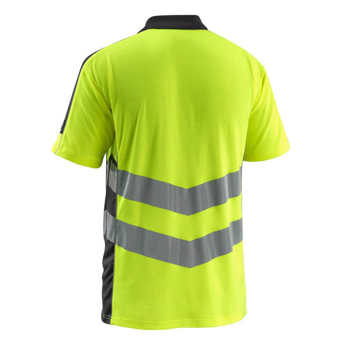 Hi Vis Yellow-Dark Anthracite - Back - Mascot Mens Murton Safe Supreme Hi-Vis Polo Shirt