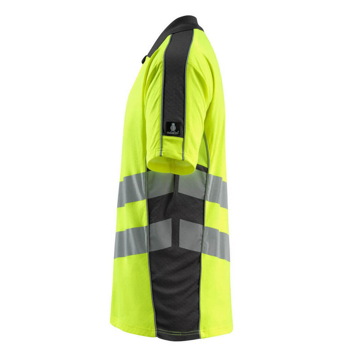 Hi Vis Yellow-Dark Anthracite - Lifestyle - Mascot Mens Murton Safe Supreme Hi-Vis Polo Shirt