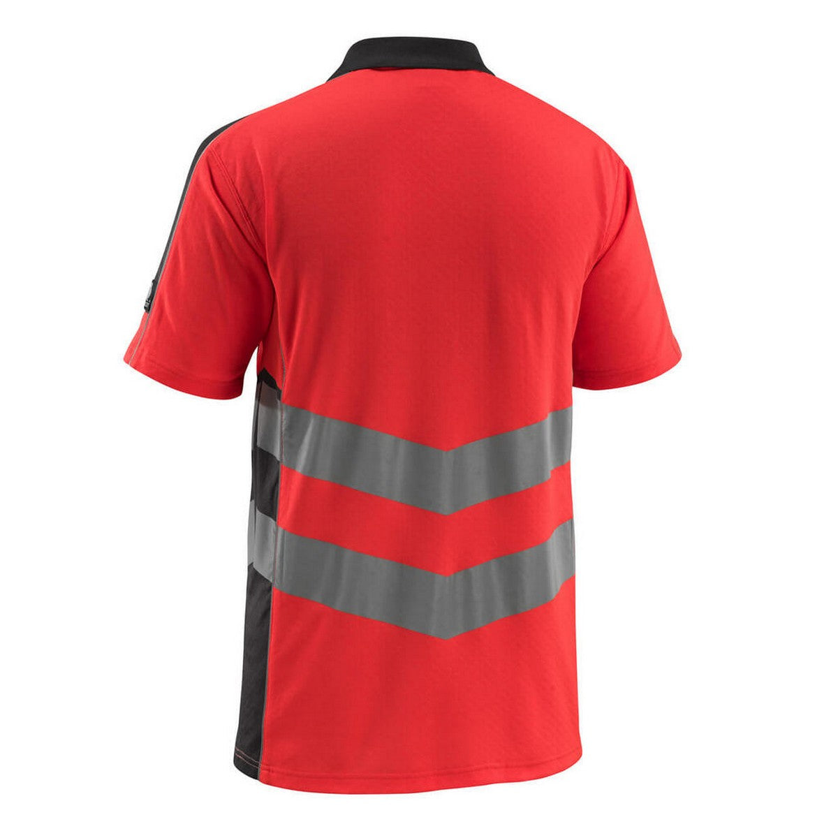 Hi Vis Red-Dark Anthracite - Back - Mascot Mens Murton Safe Supreme Hi-Vis Polo Shirt