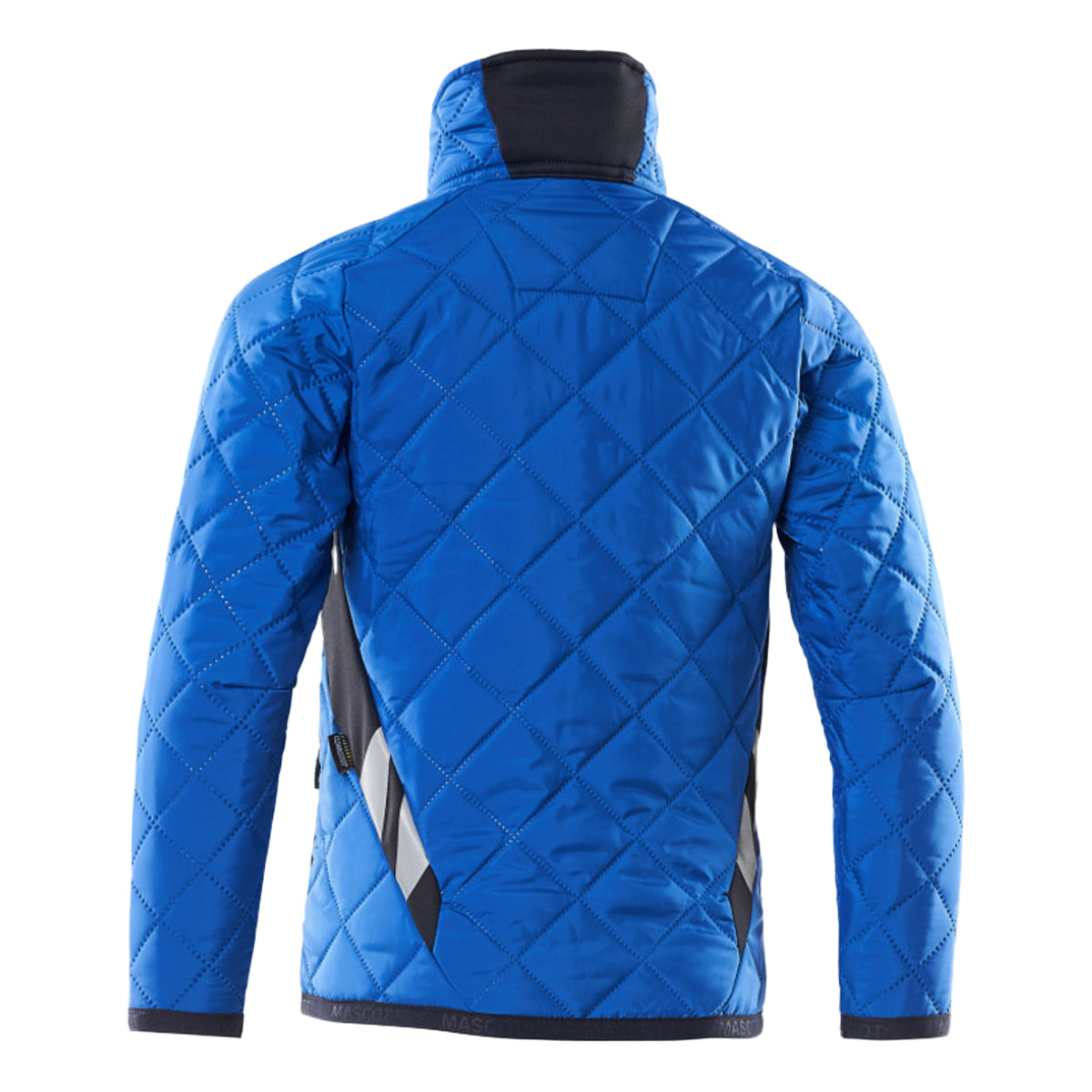 Azure Blue-Dark Navy - Back - Mascot Childrens-Kids Accelerate Climascot Thermal Jacket