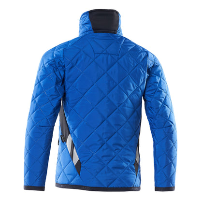Azure Blue-Dark Navy - Back - Mascot Childrens-Kids Accelerate Climascot Thermal Jacket