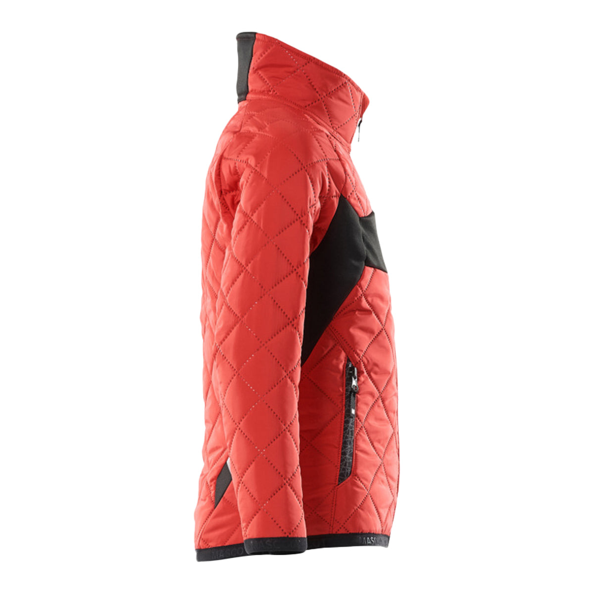 Traffic Red-Black - Side - Mascot Childrens-Kids Accelerate Climascot Thermal Jacket