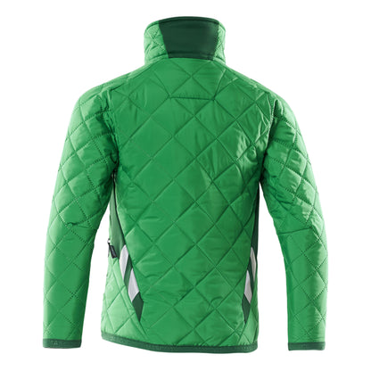 Grass Green-Green - Back - Mascot Childrens-Kids Accelerate Climascot Thermal Jacket