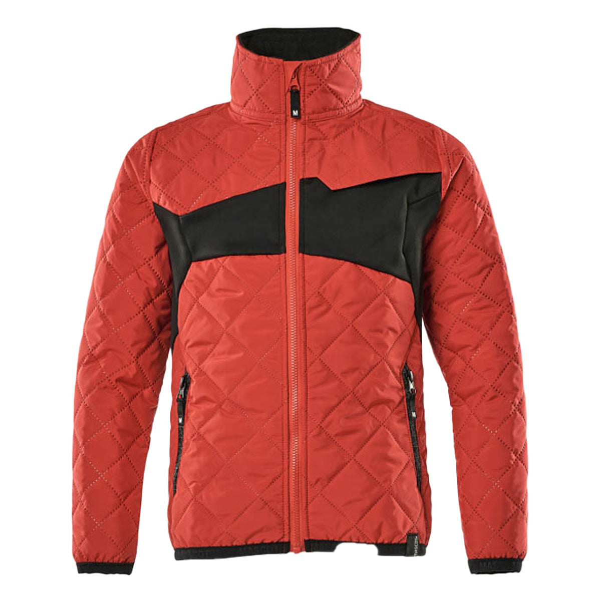 Traffic Red-Black - Front - Mascot Childrens-Kids Accelerate Climascot Thermal Jacket