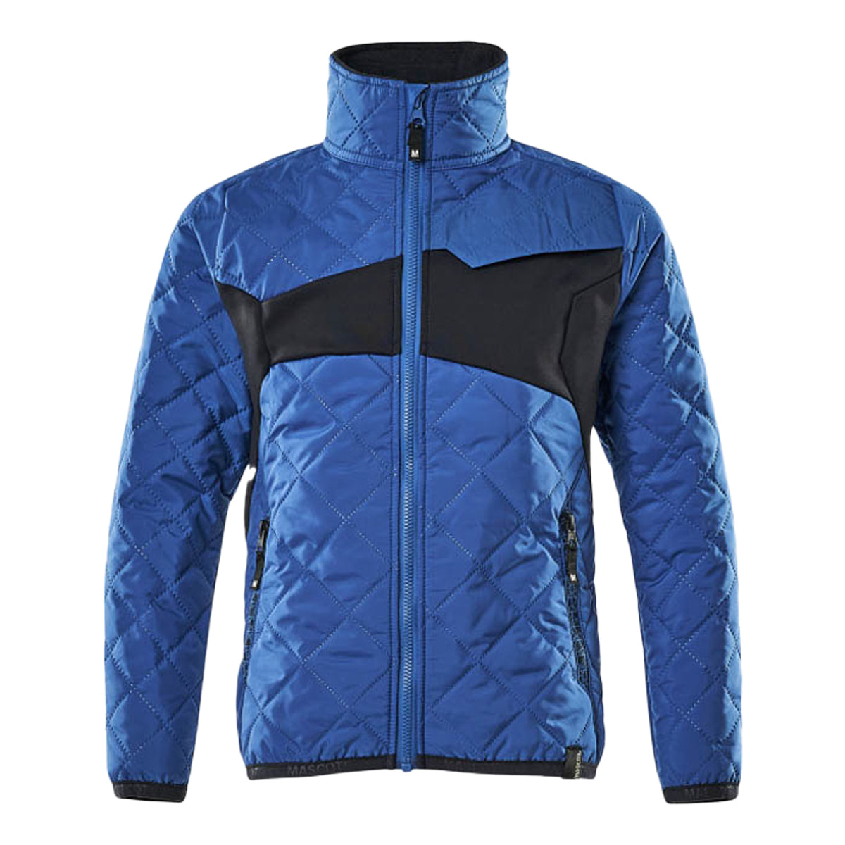 Azure Blue-Dark Navy - Front - Mascot Childrens-Kids Accelerate Climascot Thermal Jacket