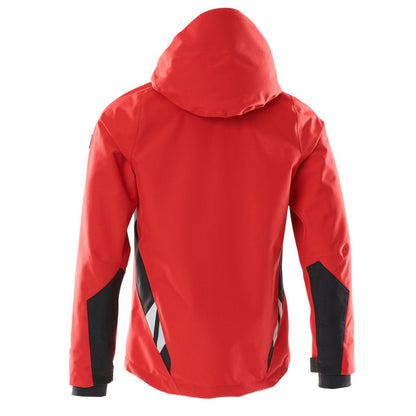 Traffic Red-Black - Back - Mascot Mens Accelerate Soft Shell Jacket