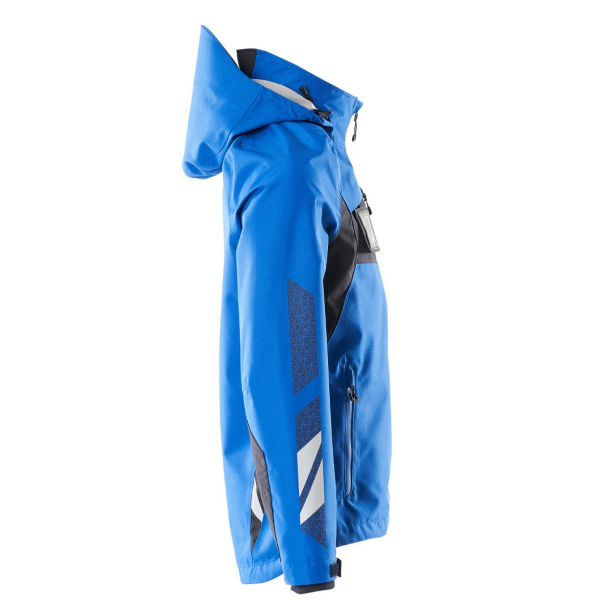 Azure Blue-Dark Navy - Side - Mascot Mens Accelerate Soft Shell Jacket