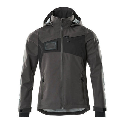 Dark Anthracite - Front - Mascot Mens Accelerate Soft Shell Jacket