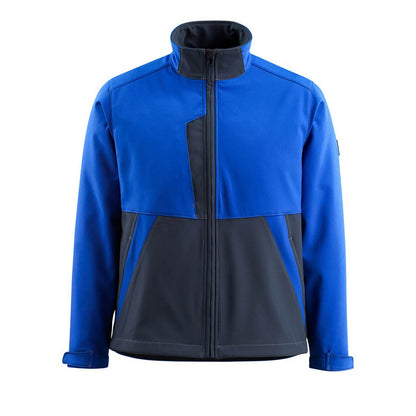 Royal Blue-Dark Navy - Front - Mascot Mens Finley Light Soft Shell Jacket