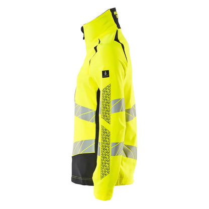 Hi Vis Yellow-Dark Navy - Side - Mascot Womens-Ladies Accelerate Safe Hi-Vis Jacket