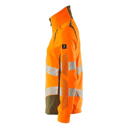 Hi Vis Orange-Moss Green - Side - Mascot Womens-Ladies Accelerate Safe Hi-Vis Jacket
