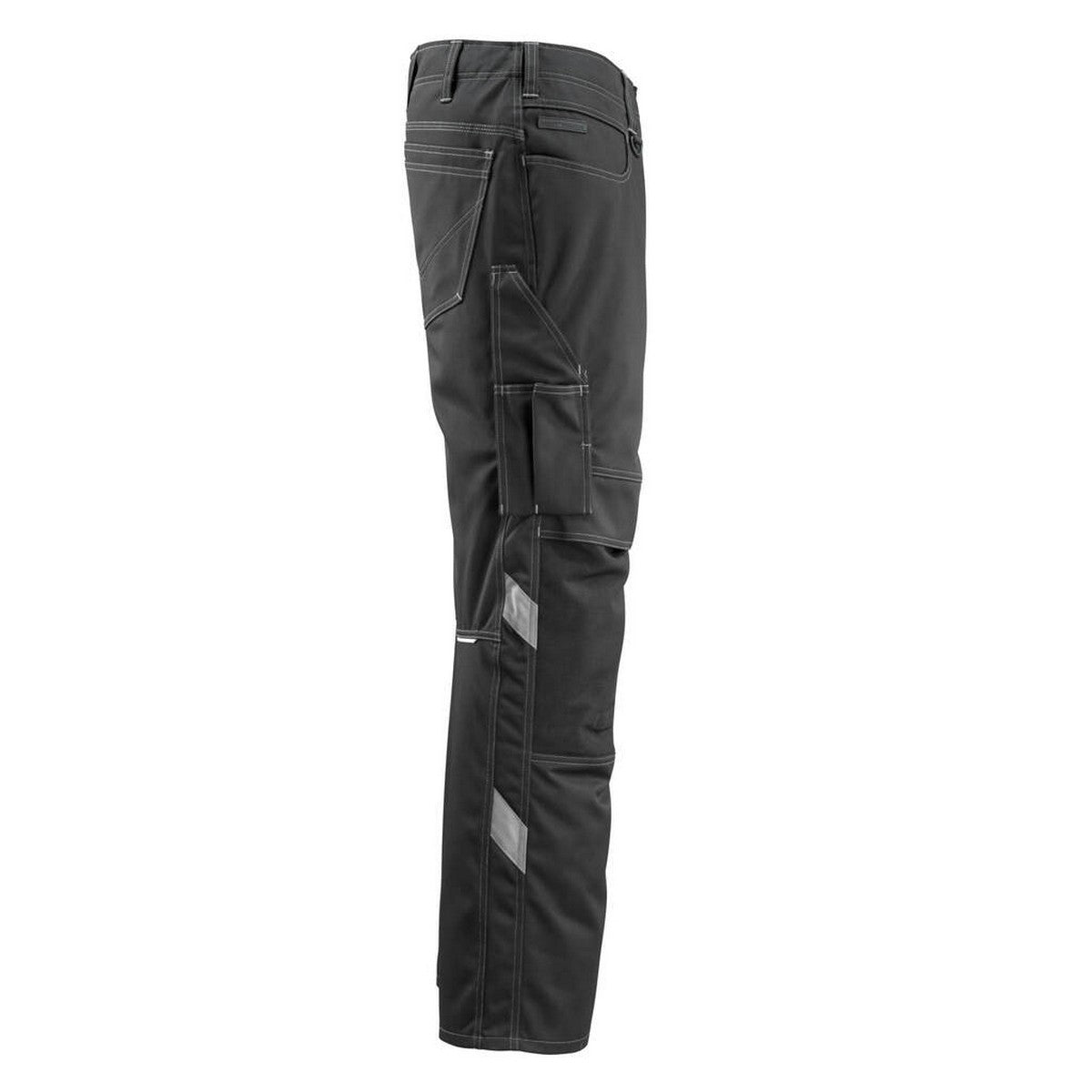 Black - Side - Mascot Mens Erlangen Unique Knee Pad Pockets Work Trousers