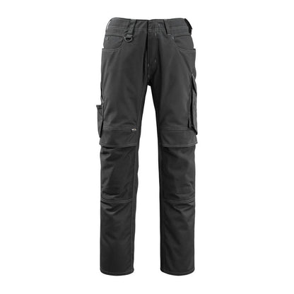 Black - Front - Mascot Mens Erlangen Unique Knee Pad Pockets Work Trousers