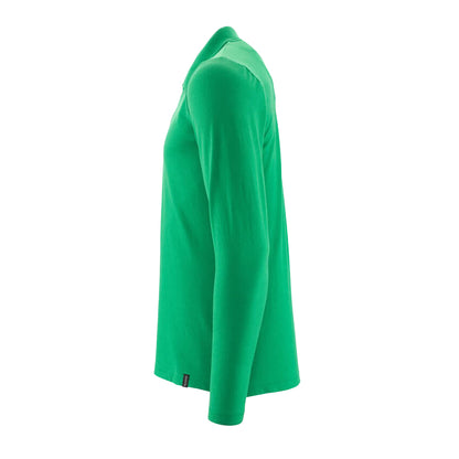 Grass Green - Lifestyle - Mascot Mens Crossover Long-Sleeved Polo Shirt