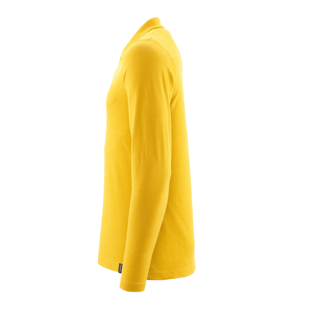 Curry Yellow - Lifestyle - Mascot Mens Crossover Long-Sleeved Polo Shirt