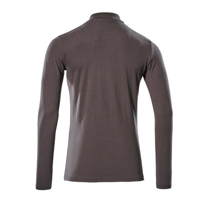 Dark Anthracite - Back - Mascot Mens Crossover Long-Sleeved Polo Shirt