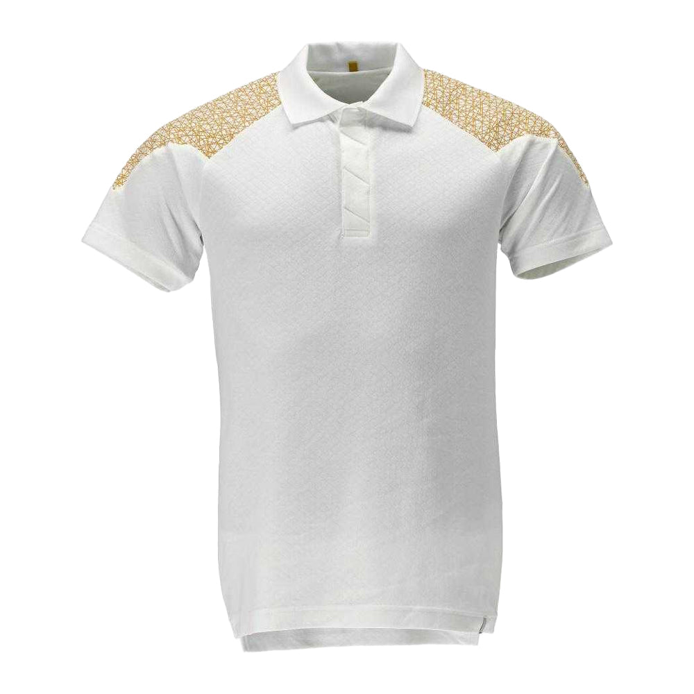 White-Curry - Front - Mascot Unisex Adult Food & Care Polo Shirt