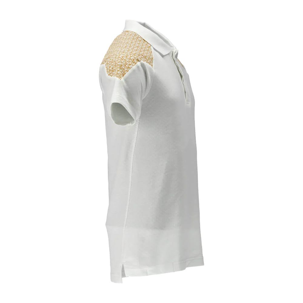 White-Curry - Back - Mascot Unisex Adult Food & Care Polo Shirt