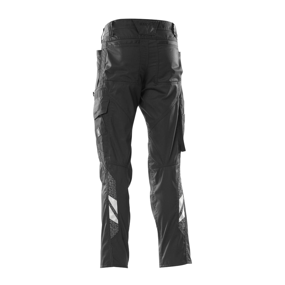 Black - Back - Mascot Mens Accelerate Work Trousers