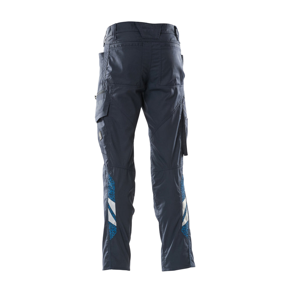 Dark Navy - Back - Mascot Mens Accelerate Work Trousers