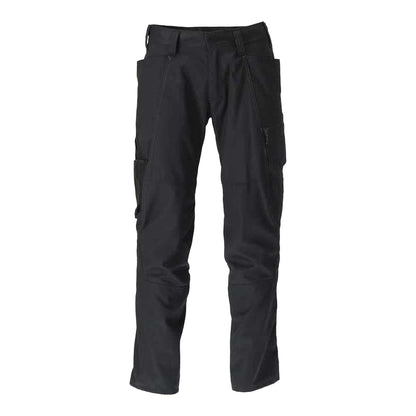 Black - Front - Mascot Mens Accelerate Work Trousers