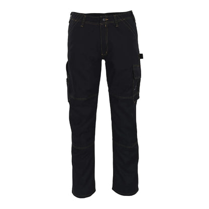 Black - Front - Mascot Mens Faro Young Work Trousers