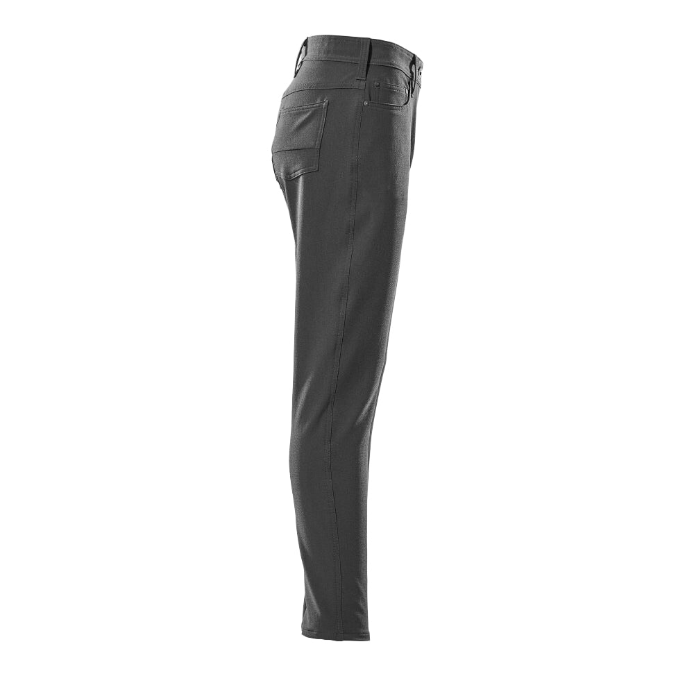 Black - Side - Mascot Womens-Ladies Frontline Work Trousers
