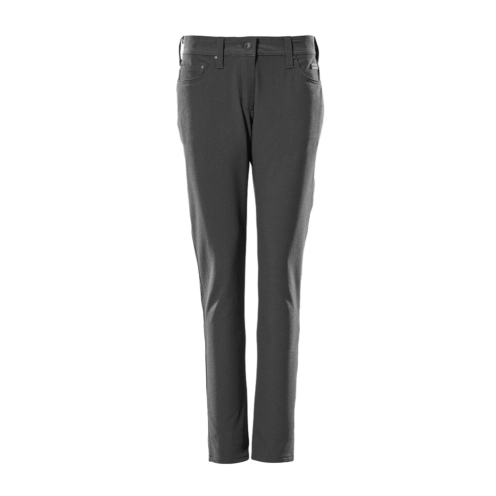 Black - Front - Mascot Womens-Ladies Frontline Work Trousers