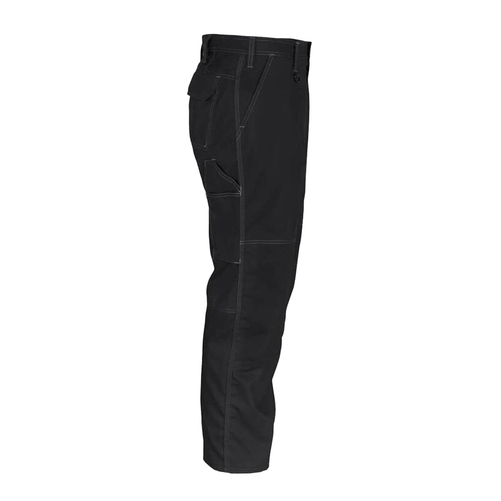 Black - Side - Mascot Mens Biloxi Industry Work Trousers