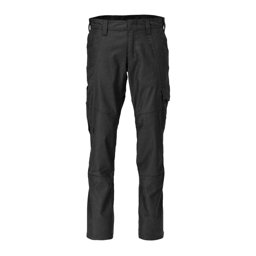Black - Front - Mascot Mens Accelerate Pocket Work Trousers