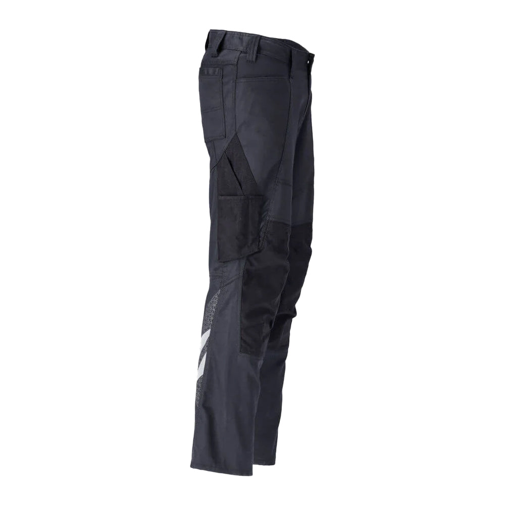Dark Navy - Back - Mascot Mens Accelerate Knee Pad Pockets Trousers