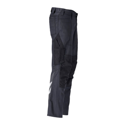 Dark Navy - Back - Mascot Mens Accelerate Knee Pad Pockets Trousers