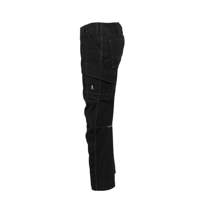 Black - Side - Mascot Mens New Haven Industry Work Trousers