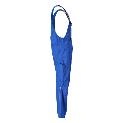 Azure Blue - Lifestyle - Mascot Mens Accelerate Knee Pad Pockets Bib And Brace Trouser