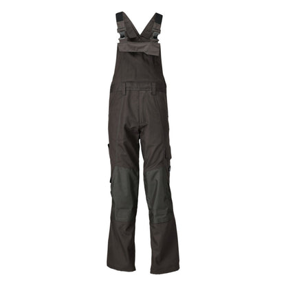Dark Anthracite - Front - Mascot Mens Accelerate Knee Pad Pockets Bib And Brace Trouser