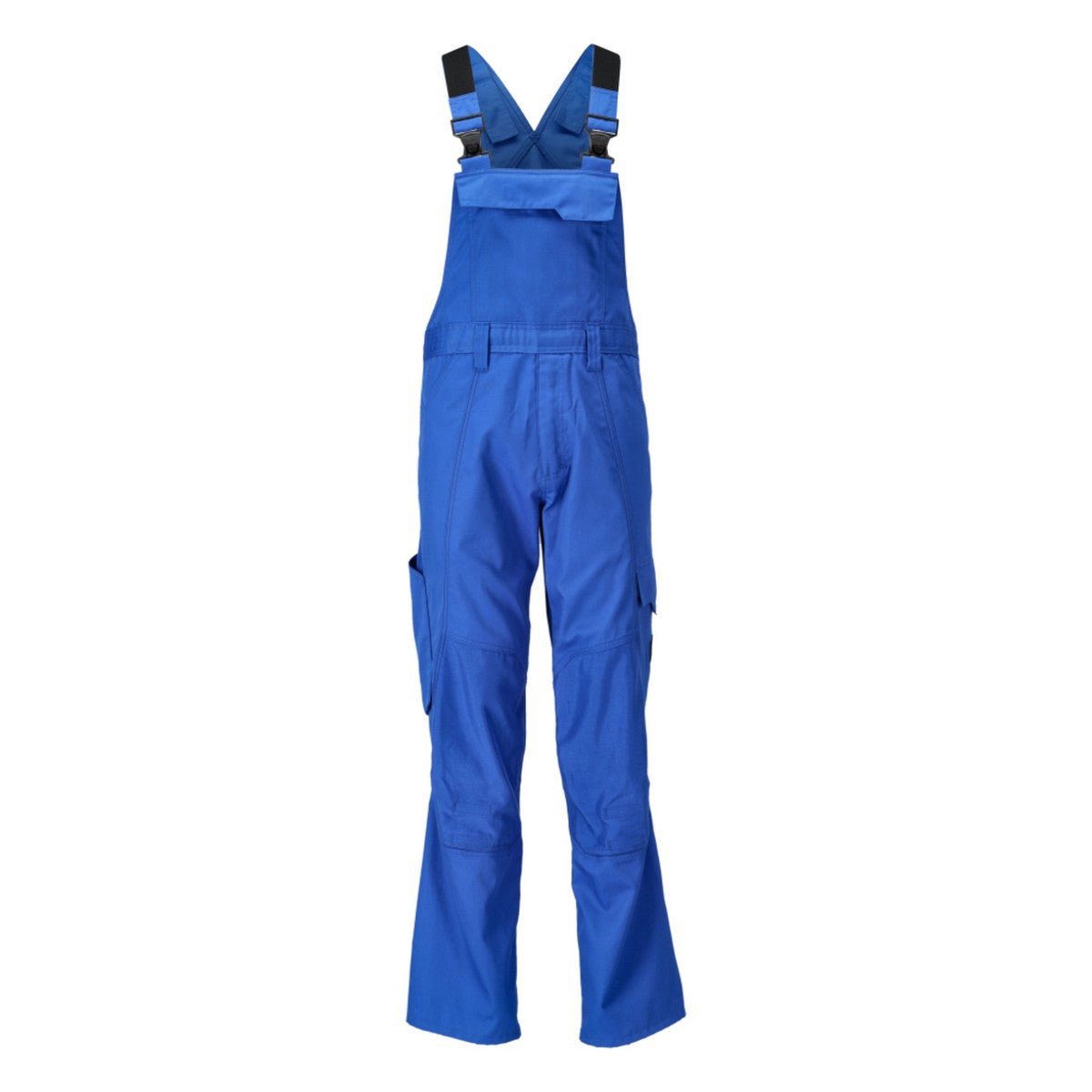 Azure Blue - Front - Mascot Mens Accelerate Knee Pad Pockets Bib And Brace Trouser