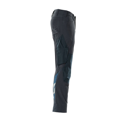 Dark Navy - Lifestyle - Mascot Mens Accelerate Stretch Knee Pad Pockets Work Trousers