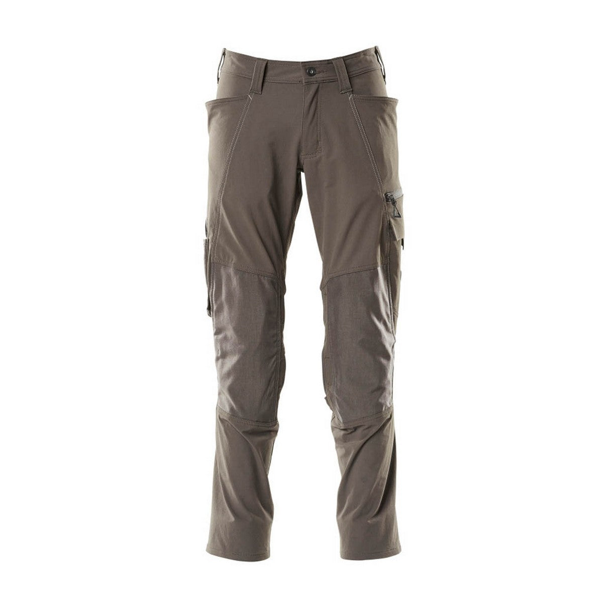 Dark Anthracite - Front - Mascot Mens Accelerate Stretch Knee Pad Pockets Work Trousers