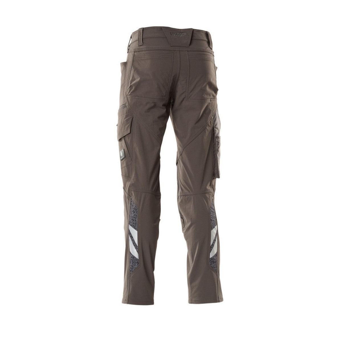 Dark Anthracite - Back - Mascot Mens Accelerate Stretch Knee Pad Pockets Work Trousers