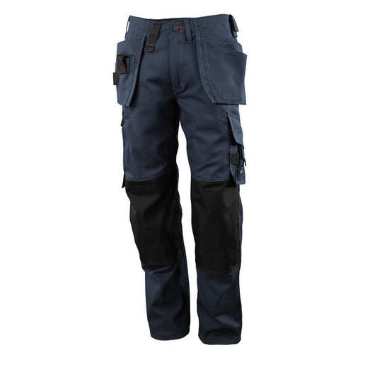 Dark Navy - Front - Mascot Mens Lindo Frontline Work Trousers