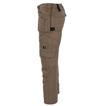 Khaki Brown - Side - Mascot Mens Ronda Hardwear Work Trousers