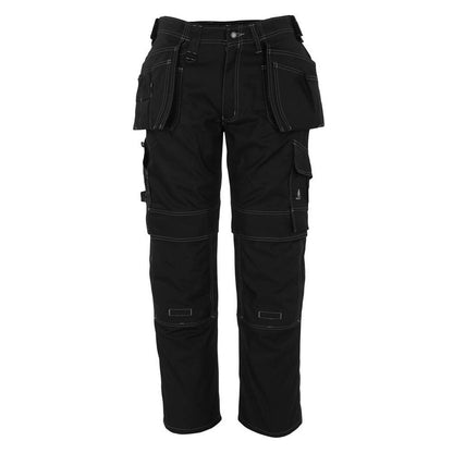 Black - Front - Mascot Mens Ronda Hardwear Work Trousers