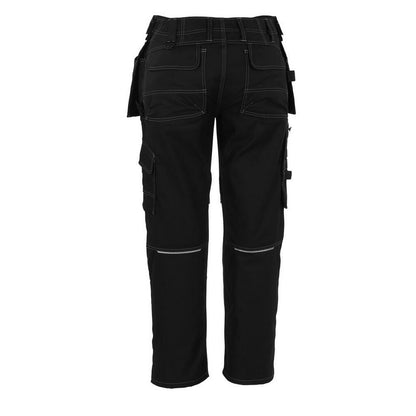 Black - Back - Mascot Mens Ronda Hardwear Work Trousers
