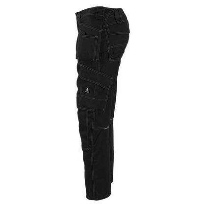 Black - Side - Mascot Mens Ronda Hardwear Work Trousers